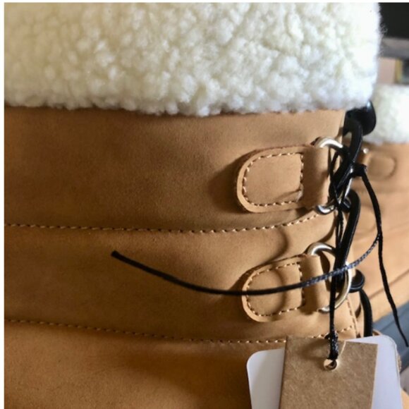 Chooka Womens -20 Cold Memory Foam Weather Snow Boots Tan Size 7 - Picture 7 of 8